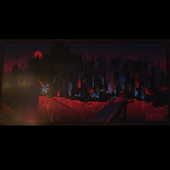 Batman poster limited ed. "Gotham" foil screen print | 36 x 18 - Picture 2 of 12